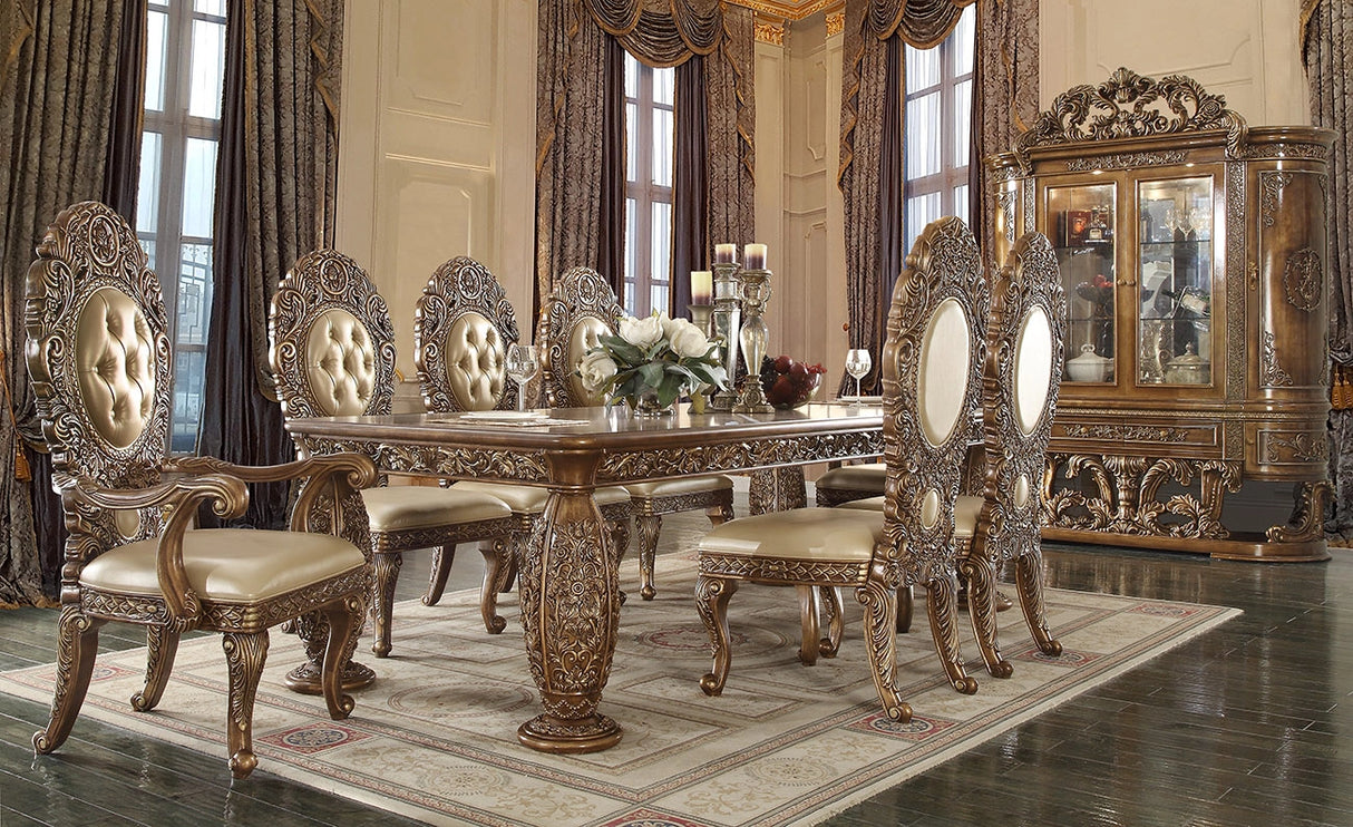 HD-8018 - 9PC DINING TABLE SET