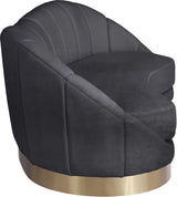 Shelly Grey Velvet Sofa