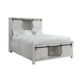 Scott Platform Storage Bedroom Set White Finish