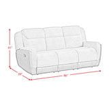Hornet Motion Sofa in Rancho Grey