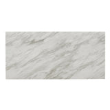 CELESTE DESK W/WHITE/GRAY FAUX MARBLE TOP-WHITE BASE