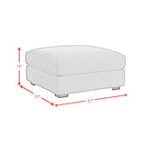 Arizona Modular Ottoman in Steno Beige
