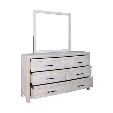 Biscayne Mirror- Driftwood