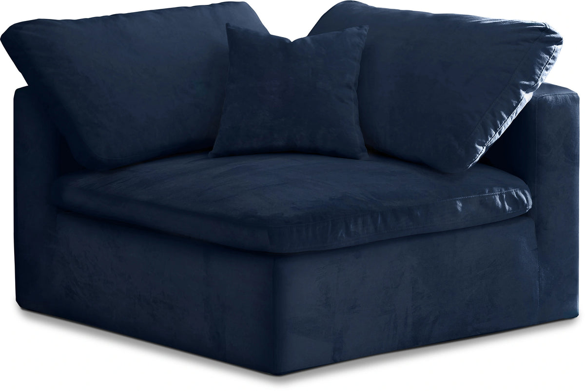 Cozy Navy Velvet Chair