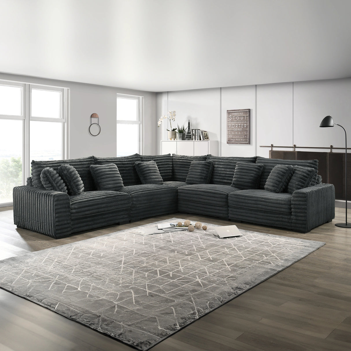 Embrace Laf Chair-Charcoal