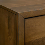 Malibu 2-Drawer Nightstand in Walnut
