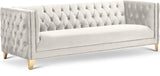 Michelle Cream Velvet Sofa