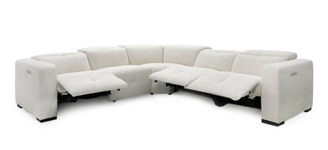 Divani Casa Beck Contemporary Sectional Sofa - galleria furniture outlet