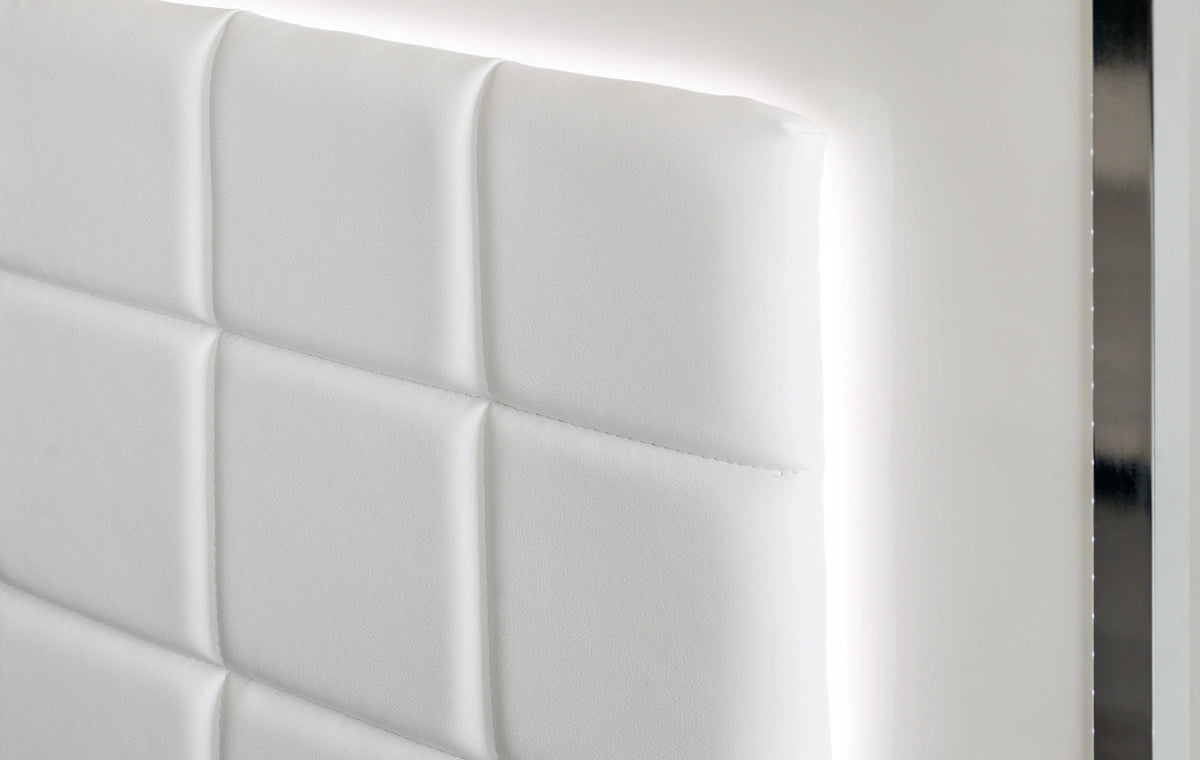 San Marino Modern White Bed