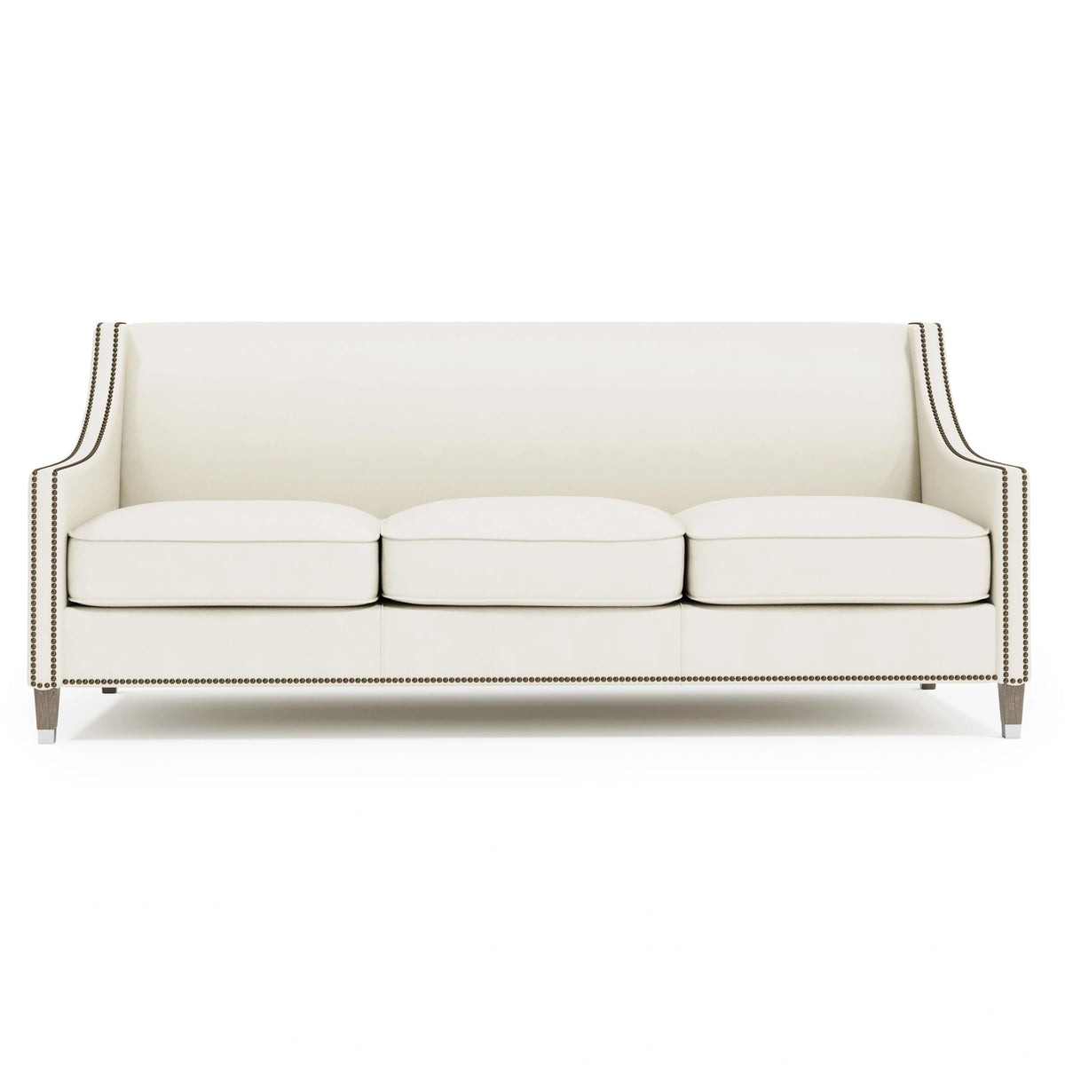 Palisades Leather Sofa Without Pillows