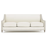 Palisades Leather Sofa Without Pillows