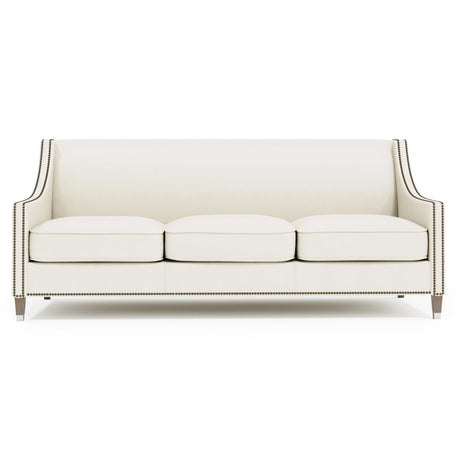 Palisades Leather Sofa Without Pillows