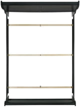 Elements International Louis Philippe Full Panel Bed in Black