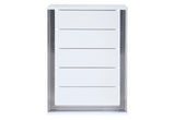 Ylime Smooth White Chest with LED