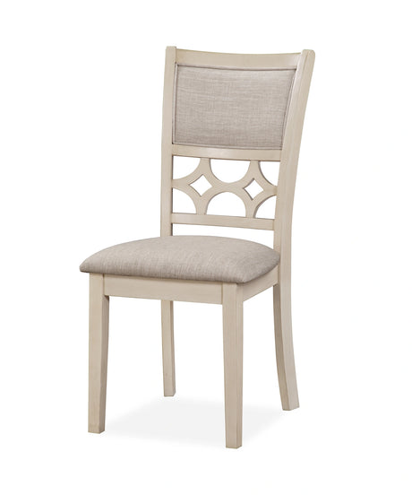 Mitchell 5 Pc Dining Set-Two Tone Bisque/Brown
