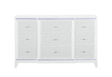 Alina White Dresser with LED