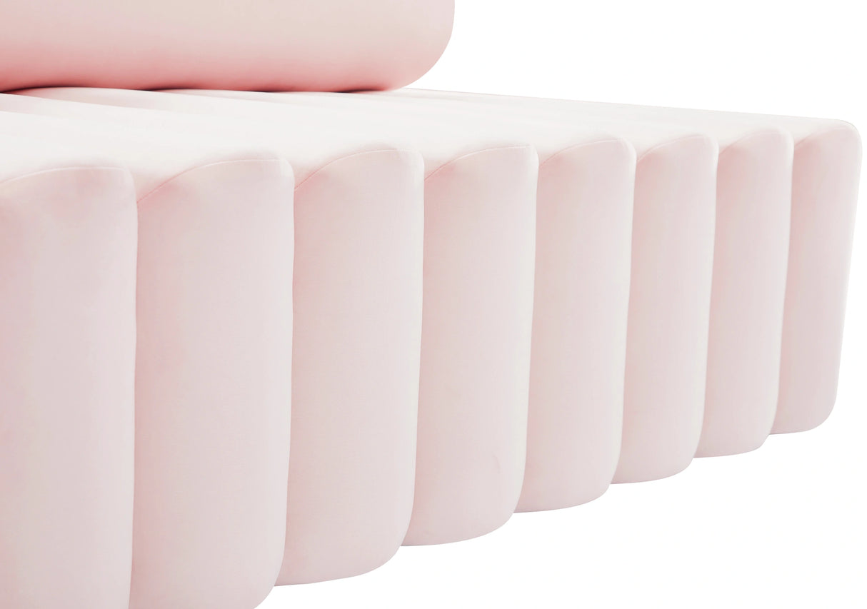 Melody Pink Velvet Sofa