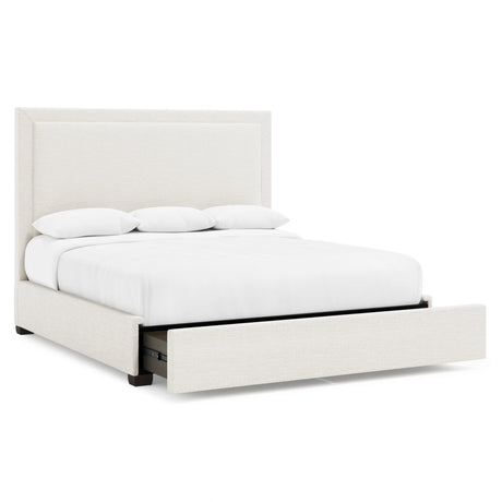 Morgan Fabric Storage Panel Bed King (64" H)