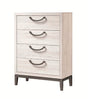 Crown Mark Furniture Veda 4 Drawer Chest in Beige image