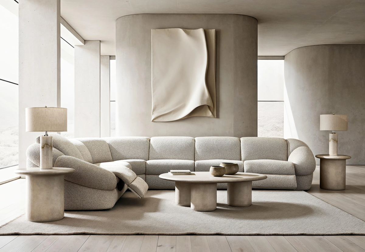 Massimo Fabric Power Motion Sectional