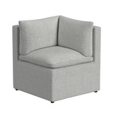 Portland UPH Corner Nook in Grey Boucle
