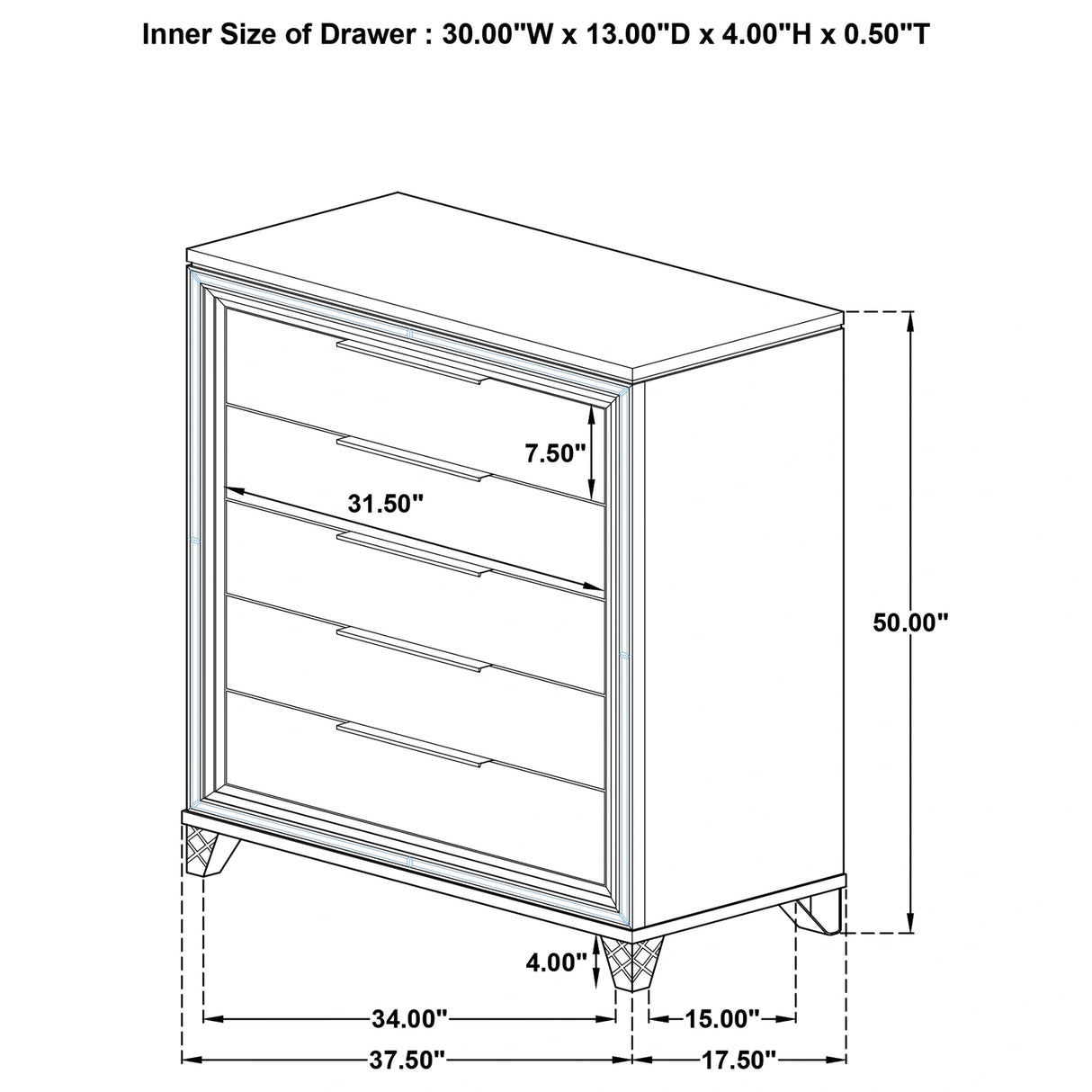 Marmore Chest of Drawers