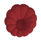 Bubble Swivel Chair and Ottoman in Red