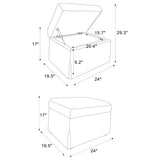 Winter Storage Ottoman