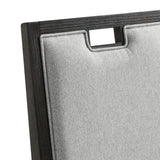 Elodie Counter Chair with Grey Fabric in Charcoal (2 Per Carton)
