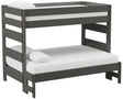 Elements International Cali Kids Twin over Full Bunk Bed in Sleek Gray image