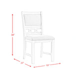 Amherst Standard Height Dining Set-Table and Four Side Chairs