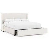 Cooper Fabric Storage Shelter Bed King (54" H)