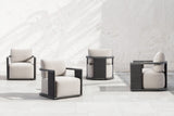 Andros Outdoor Swivel Chair