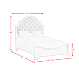 Eastwood Youth UPH Bedroom Set in Off-White