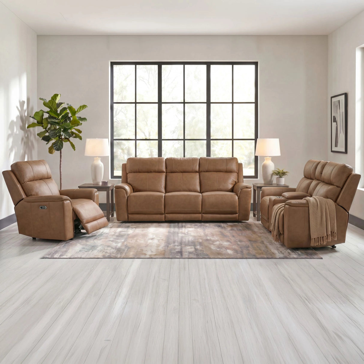 Mustang P3 Sofa with DDT, Wireless Charger in Aline