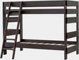 Elements International Cali Kids Twin over Twin Bunk Bed with Ladder in Brown image