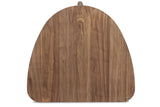 Oscar Corner Table-Walnut