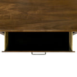 Malibu 2-Drawer Nightstand in Walnut