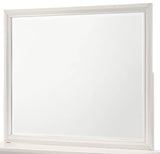 Crown Mark Furniture Lyssa Dresser Mirror in White image
