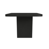 Ridgemont Rectangular Dining Table in Black with Grain