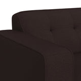 Destiny Chair with Wood Front in Pebble Brown