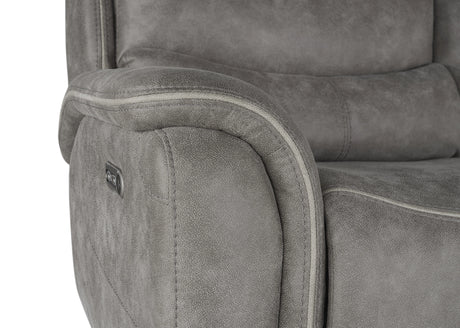 Kamari Console Loveseat W/Pwr Hr & Fr-Gray