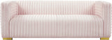 Ravish Pink Velvet Sofa