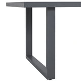 Playa Standard Height Dining Set in Dark Grey-Table and Four Chairs
