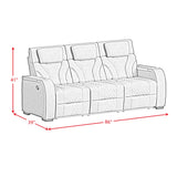 Blitz Motion Sofa with DDT, Reading Light, Wireless Charger and LED
