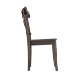 (D210-43C) Coronado- Side Chair (2/Ctn)- Chocolate
