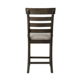 Elements International Colorado Counter Height Chair in Charcoal