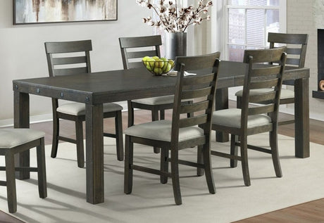 Elements International Colorado Dining Table in Charcoal image