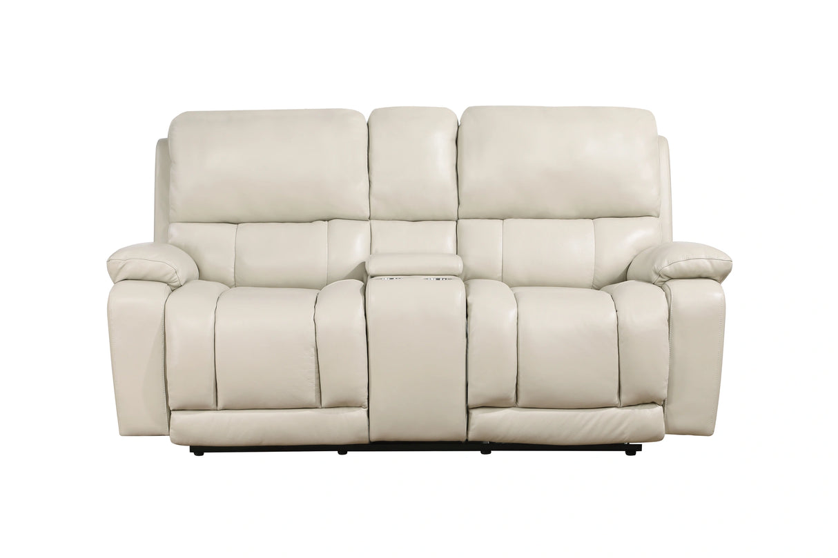 CICERO CONSOLE LOVESEAT W/ PWR FR & HR-CREAM