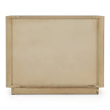 Santa Monica - Modern Natural Oak 3 Drawer Nightstand